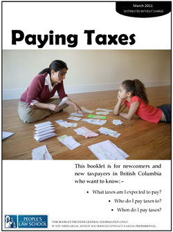 Cover of Paying Taxes