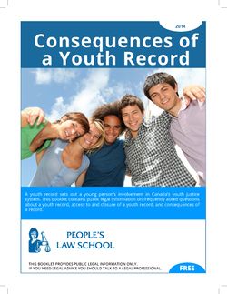 Cover of Consequences of a Youth Record