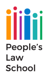 People's Law School Logo